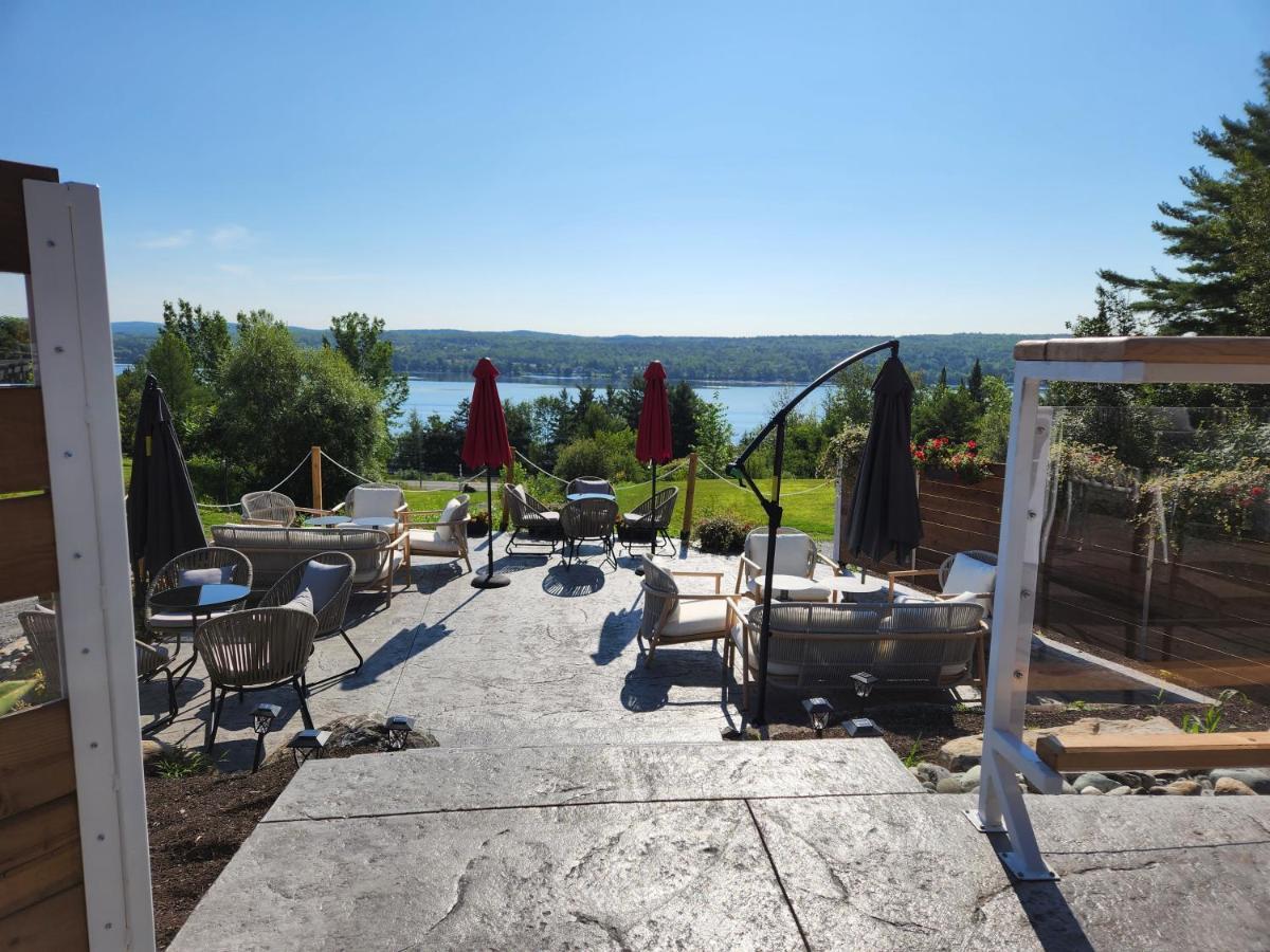 Location Au Sommet Du Lac Magog Esterno foto